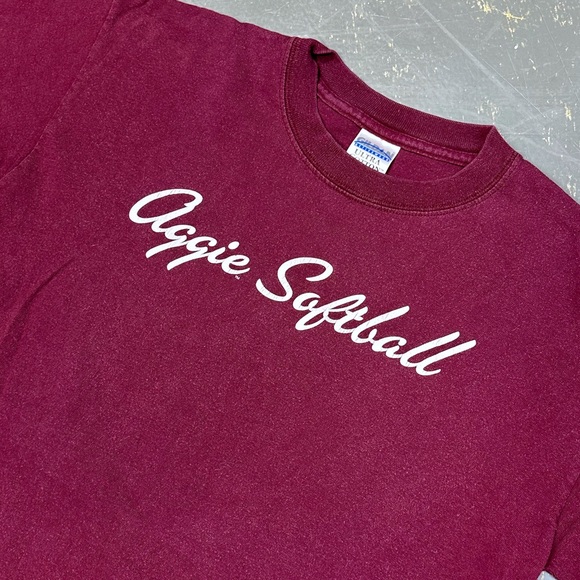 Texas A&M Aggies Softball NCAA Logo Shirt Medium University - Picture 3 of 6